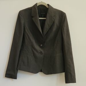The Limited Gray Blazer Tailored Professional Suit Jacket